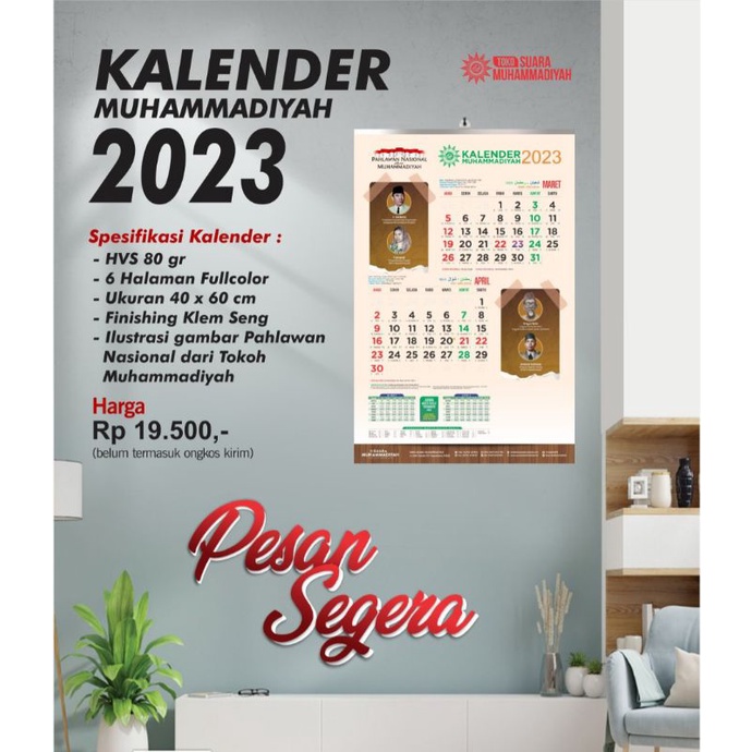 Jual Kalender Muhammadiyah 2023 Shopee Indonesia