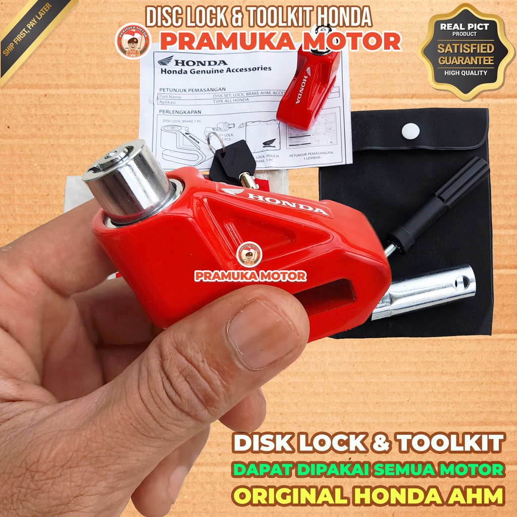 Jual Disc Lock Cakram Motor Honda Matic Gembok Cakram BeAT Scoopy Vario