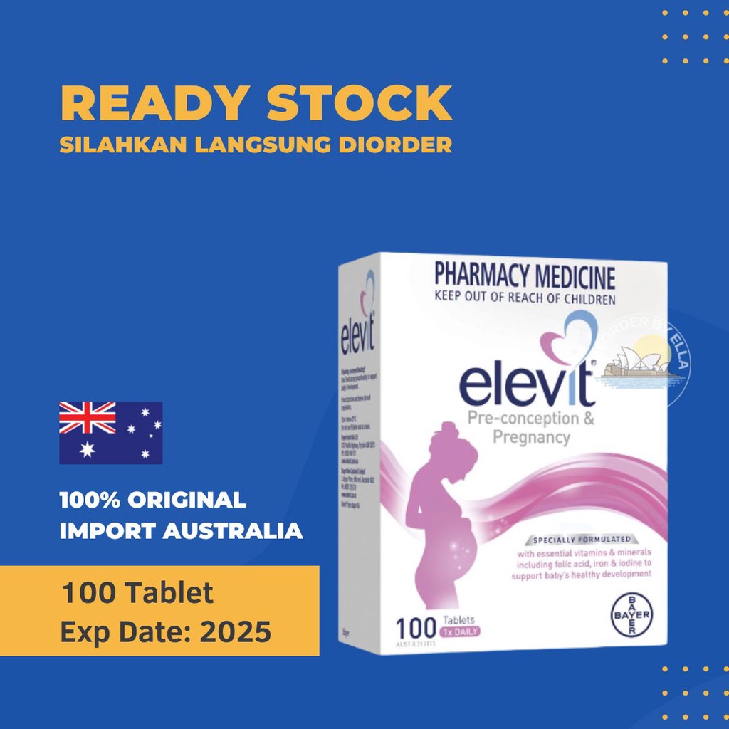 Jual Elevit Pre Conception And Pregnancy Tablets Tablet