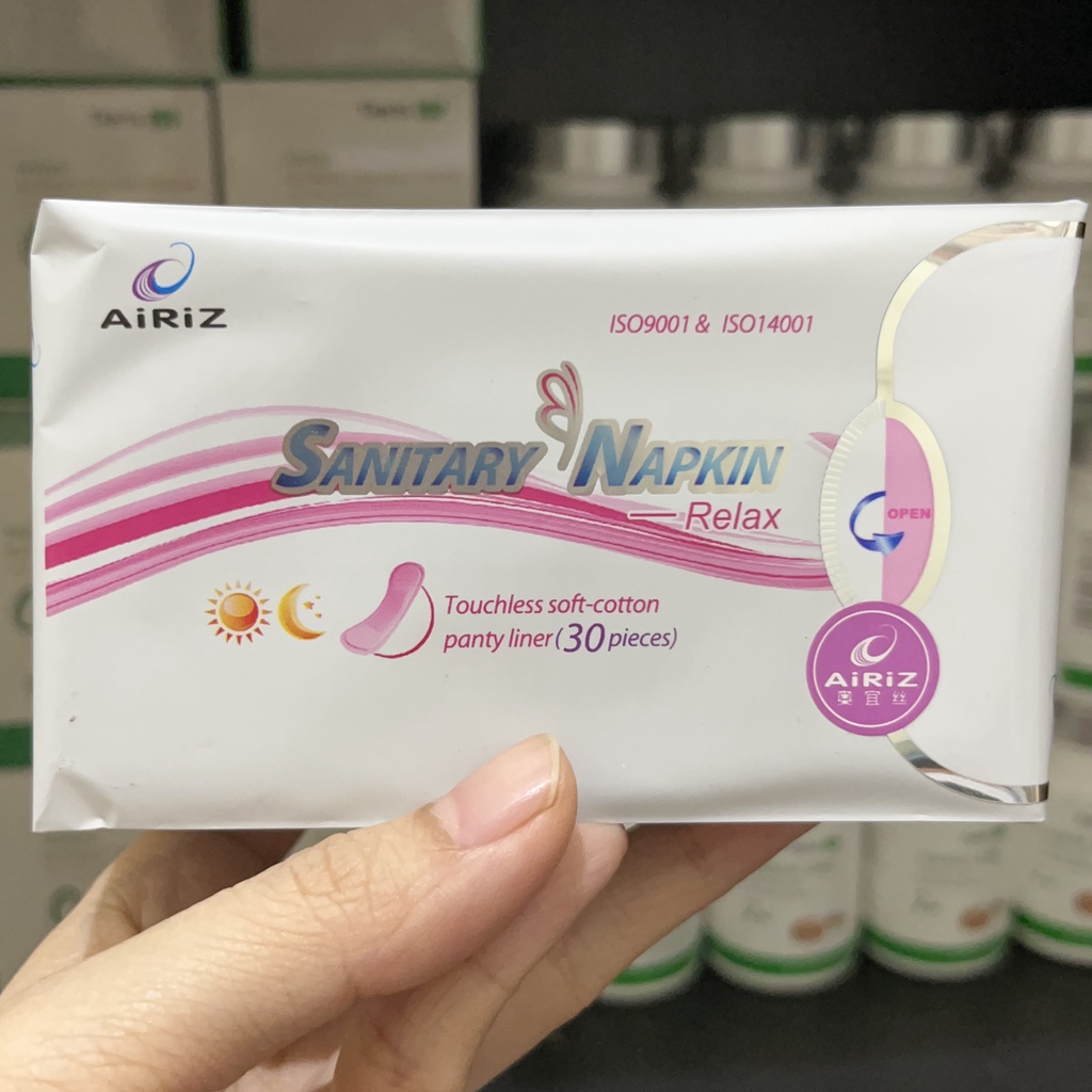 Jual Airiz Sanitary Napkin Panty Liner Relax Isi Pembalut Kesehatan