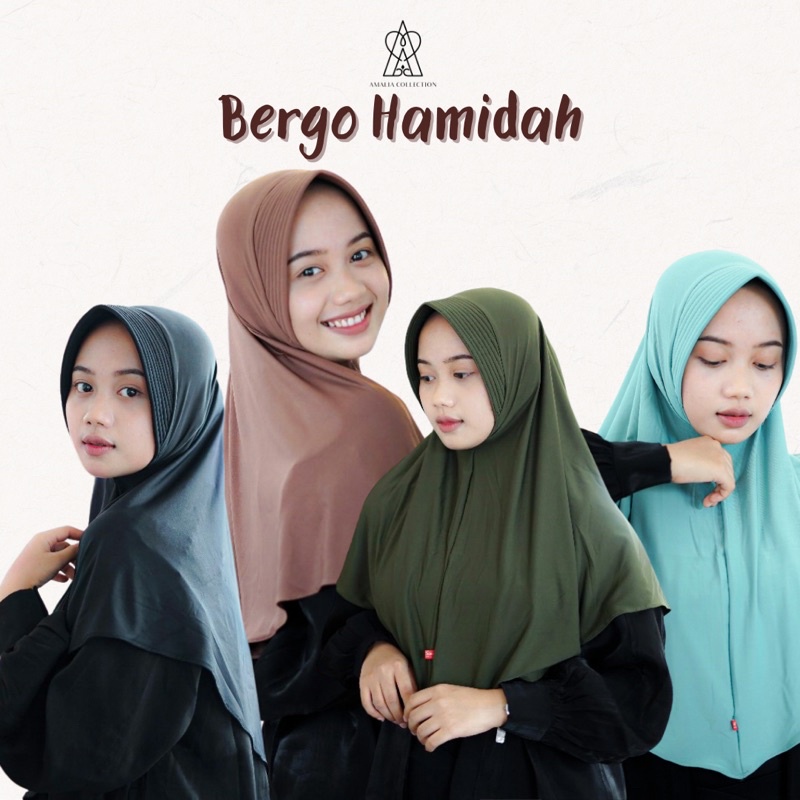 Jual Hijab Bergo Hamidah Jersey Premium Bergo Hamidah Sport Instan