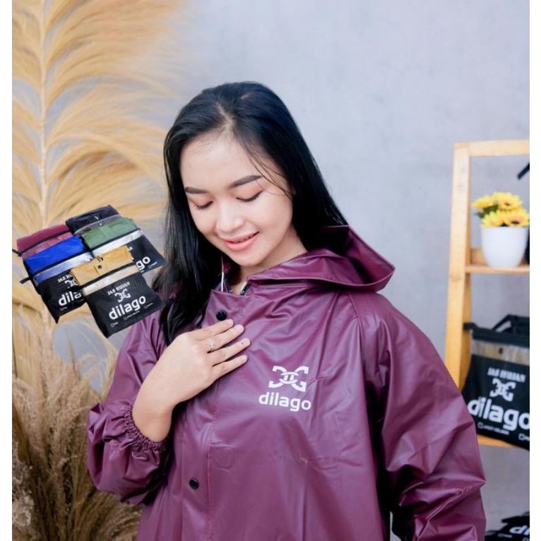 Jual Jas Hujan Raincoat Dewasa Setelan Pria Dan Wanita Dilago Mantel