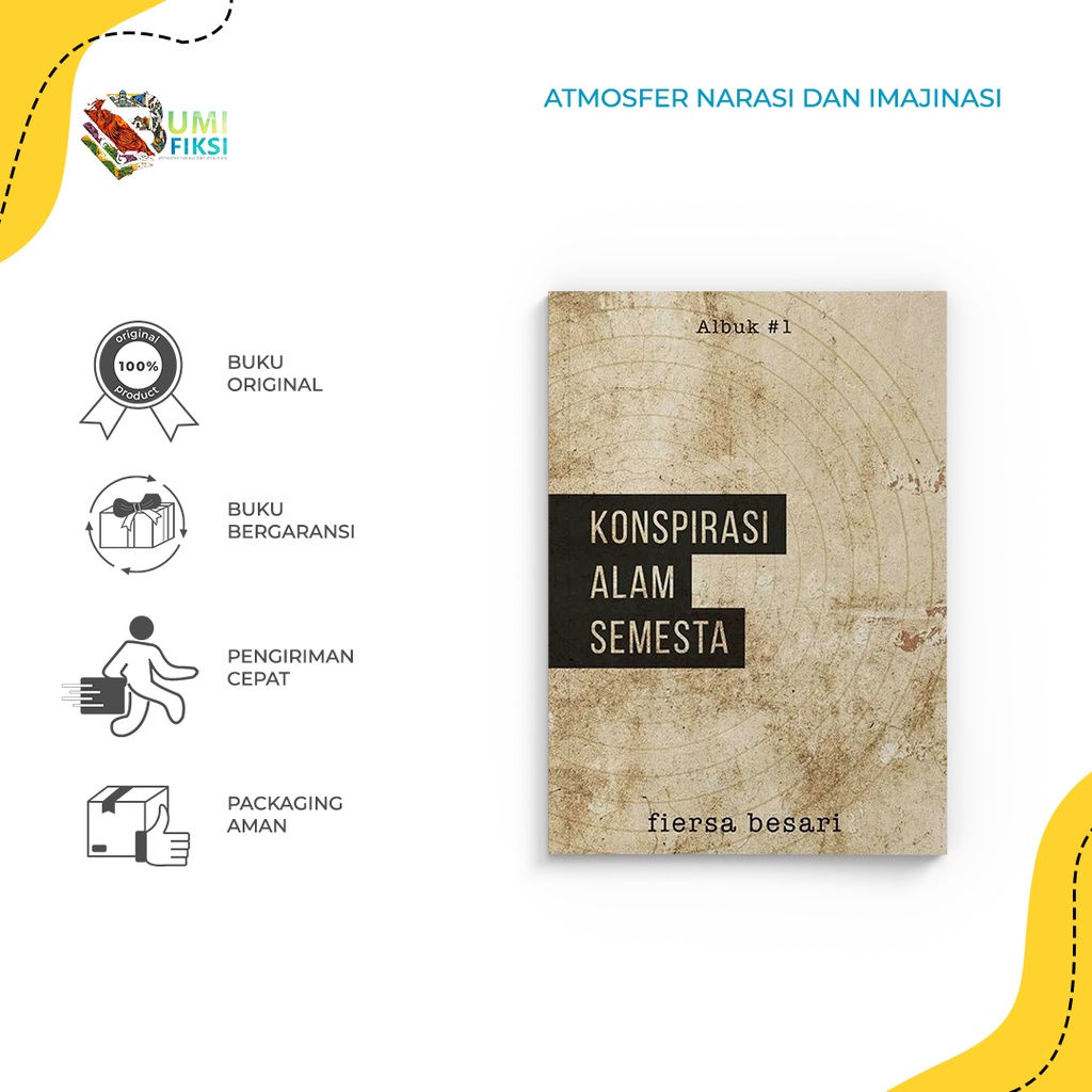 Jual Buku Novel Konspirasi Alam Semesta Mediakita Fiersa Besari