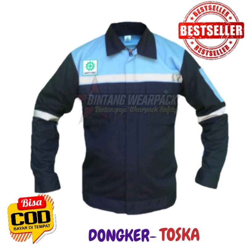 Jual Kemeja Safety Wearpack Safety K Baju Kerja Proyek Atasan Wearpack