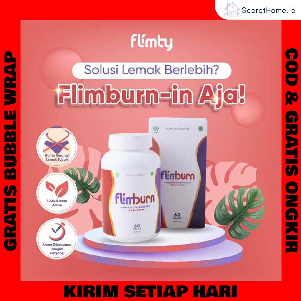 Jual FLIMBURN 1 BOTOL ISI 60 METABOLISME KAPSUL BPOM HALAL PEMBAKAR