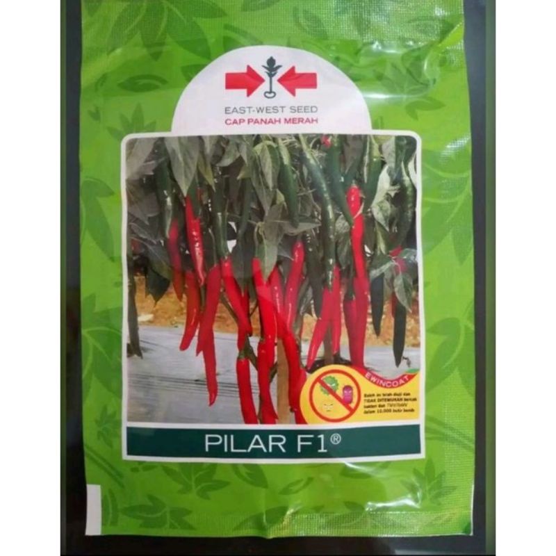 Jual Benih Bibit Cabe Merah Besar Pilar F Butir Kemasan Original