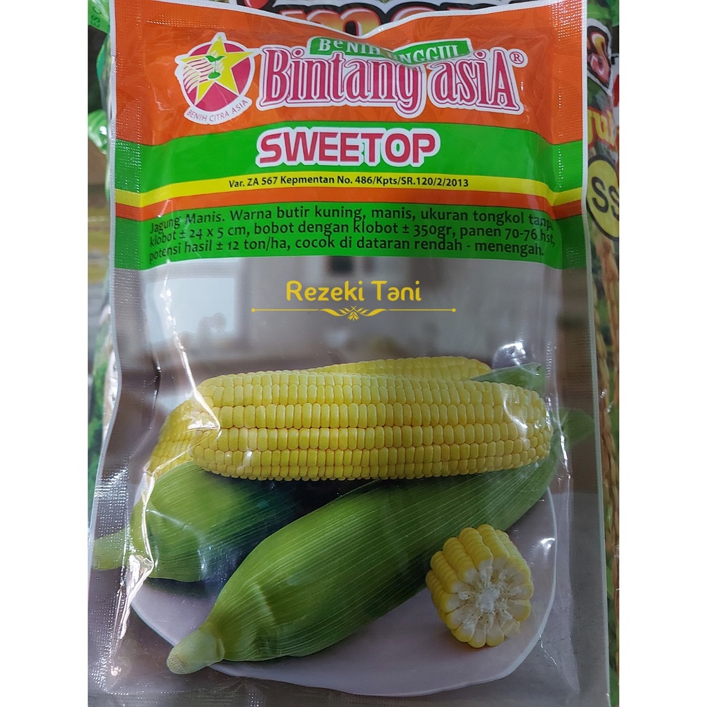 Jual Benih Jagung Manis Sweetop Gr Bintang Asia Shopee Indonesia