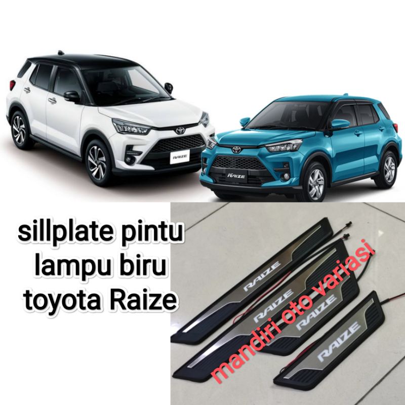 Jual Sill Plate Samping Lampu Toyota Raize Sillplate Pijakan Kaki