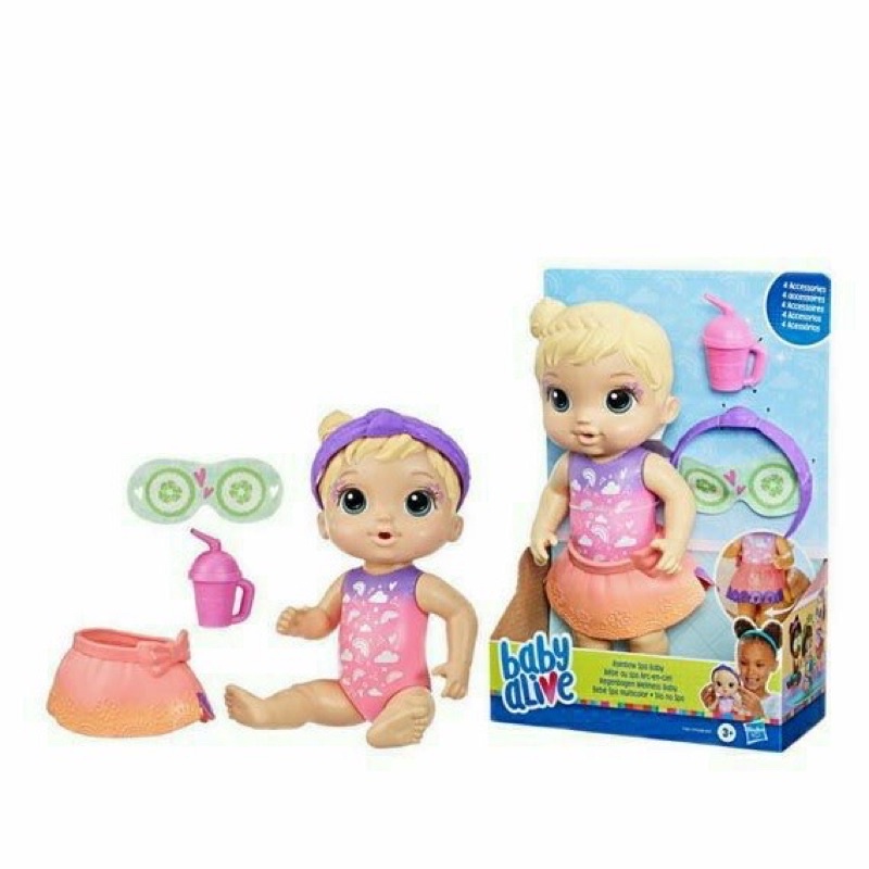 Jual Baby Alive Rainbow Spa Baby Doll Blonde Hair Shopee Indonesia