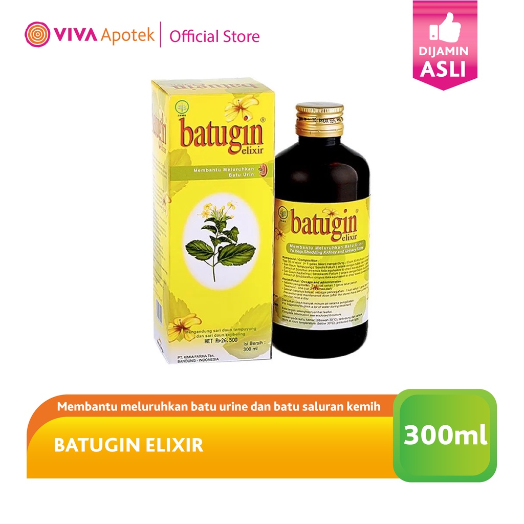 Jual Batugin Elixir Untuk Meluruhkan Batu Urin Ml Shopee Indonesia