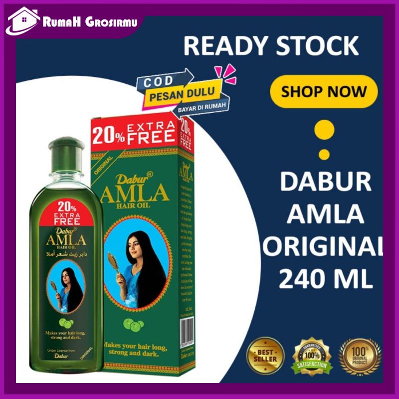 Jual Dabur Amla Hair Oil Original Make Your Hair Strong And Dark Ml