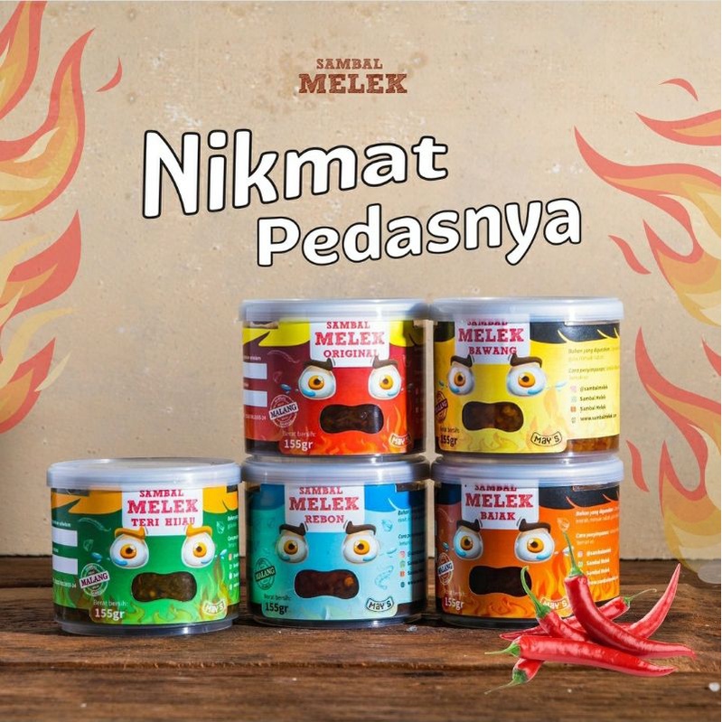 Jual SAMBAL MELEK KHAS MALANG SAMBAL PEDAS MAKANAN PEDAS Shopee