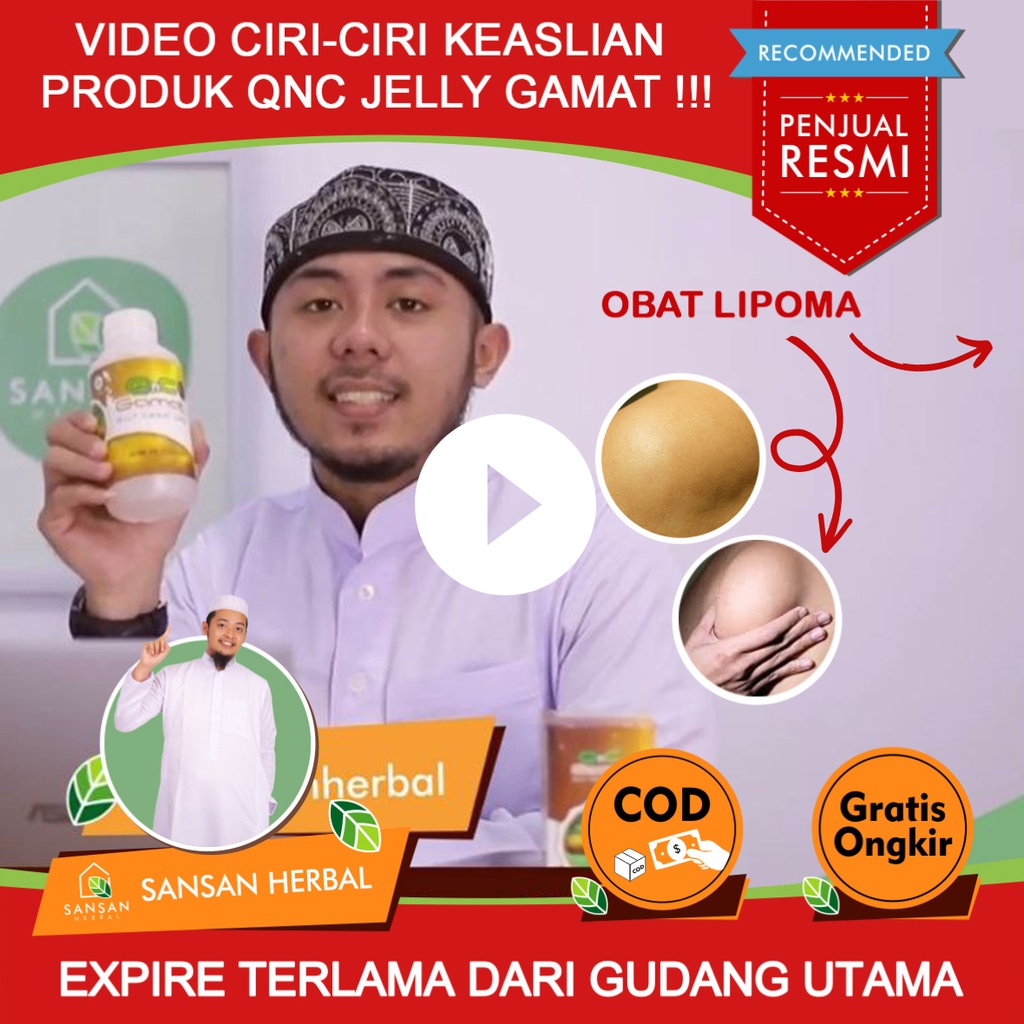 Jual Qnc Jelly Gamat Asli Obat Lipoma Obat Lipoma Benjolan Oles