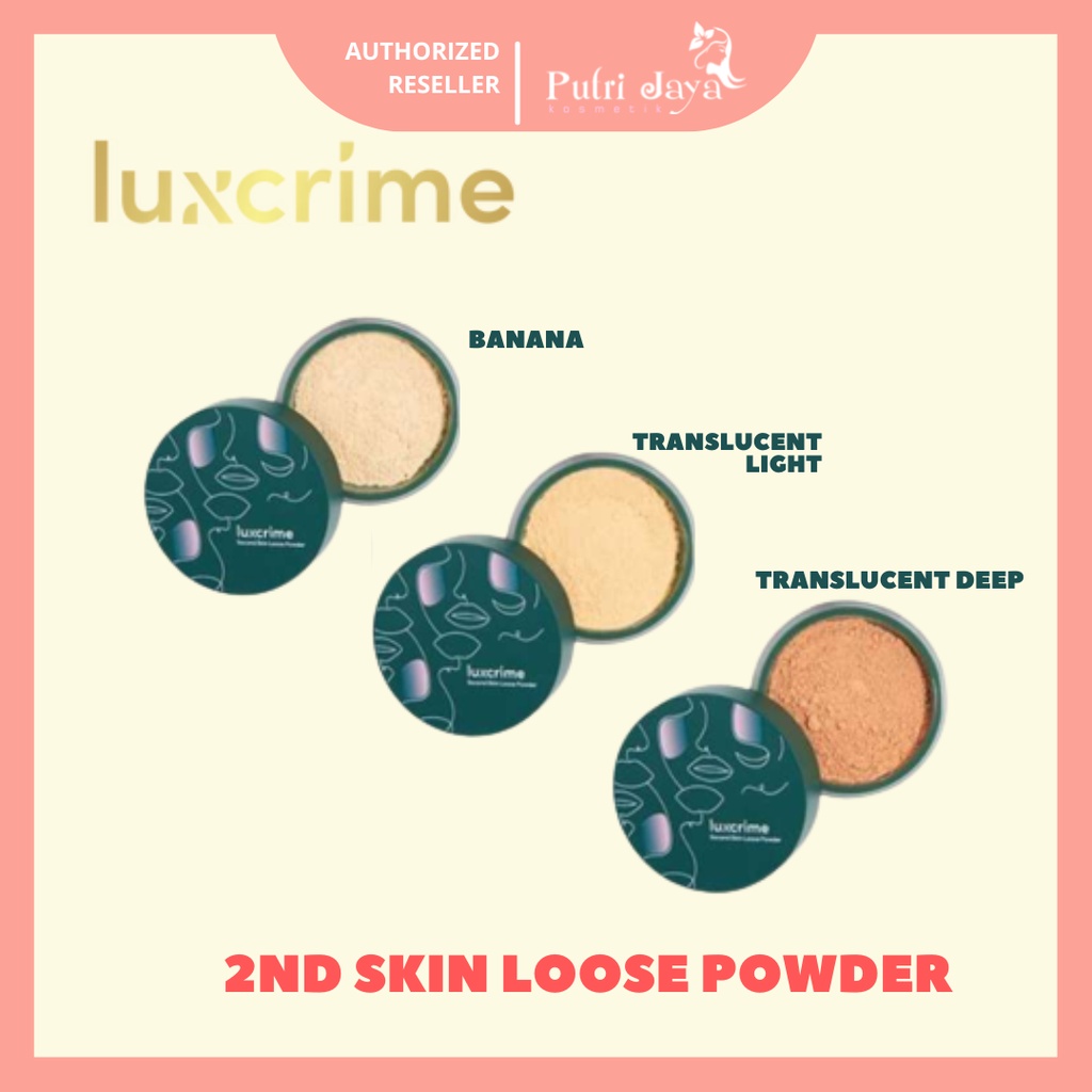 Jual LUXCRIME Second Skin Loose Powder Shopee Indonesia