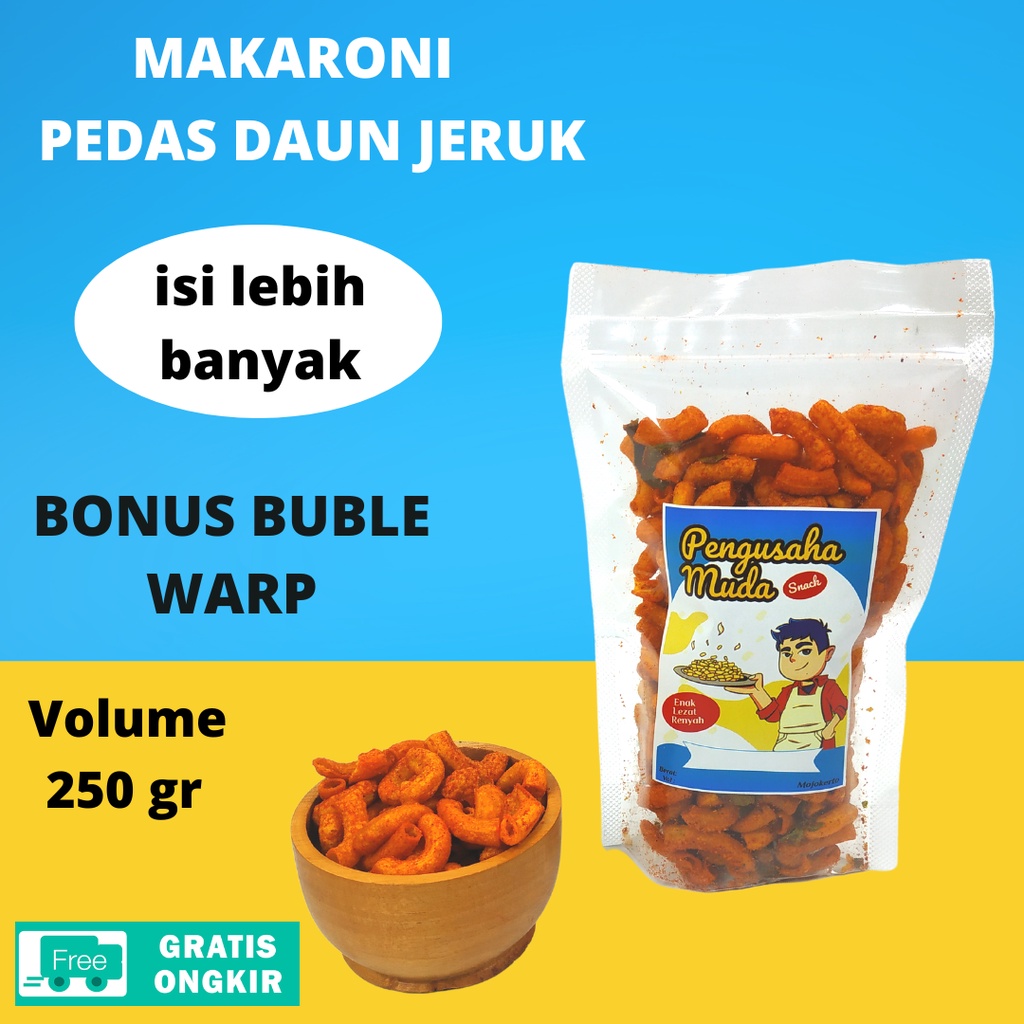 Jual Makaroni Daun Jeruk Pedas Enak Murah Dan Varian Snack Rasa Pedas