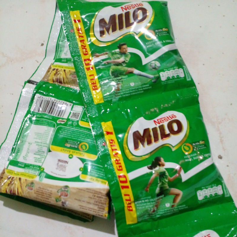 Jual Milo Activ Go Renceng 22 Gram 11 Sachet Shopee Indonesia