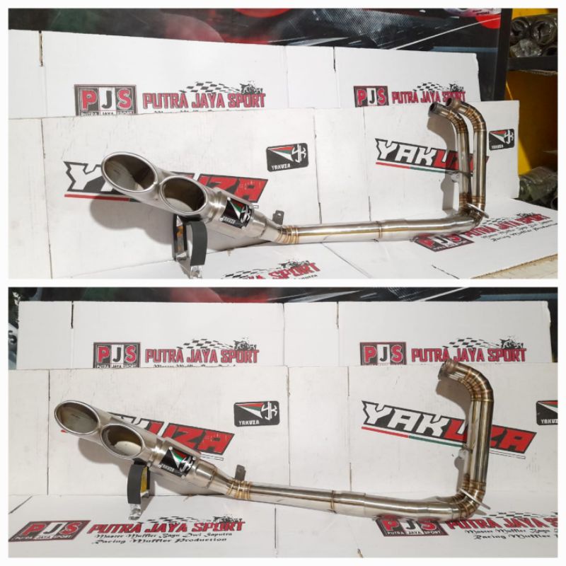 Jual Knalpot Full System Yakuza Pnp For Cbr250rr Ninja Fi R25 Dll