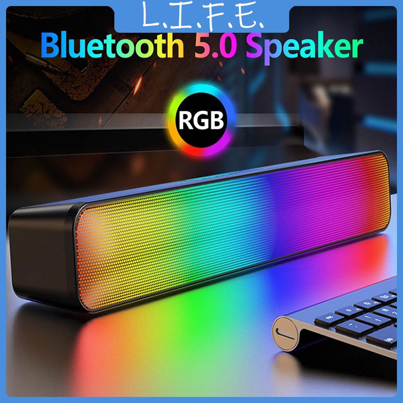 Jual COD Bluetooth Speaker RGB Speaker Bluetooh Super Bass Mini