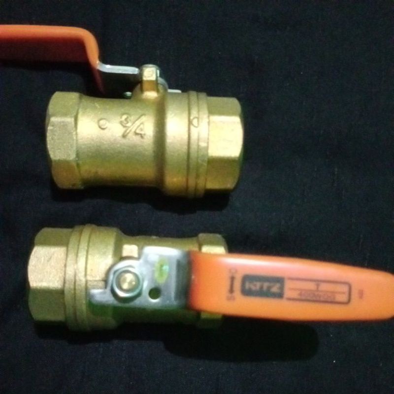 Jual Ball Valve Stop Kran Keran Kuningan Merek Kitz Inci Nch