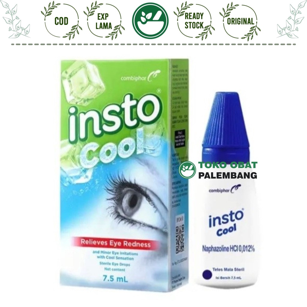 Jual INSTO COOL 7 5ML EYE DROPS TETES MATA MERAH KERING PERIH INSTO