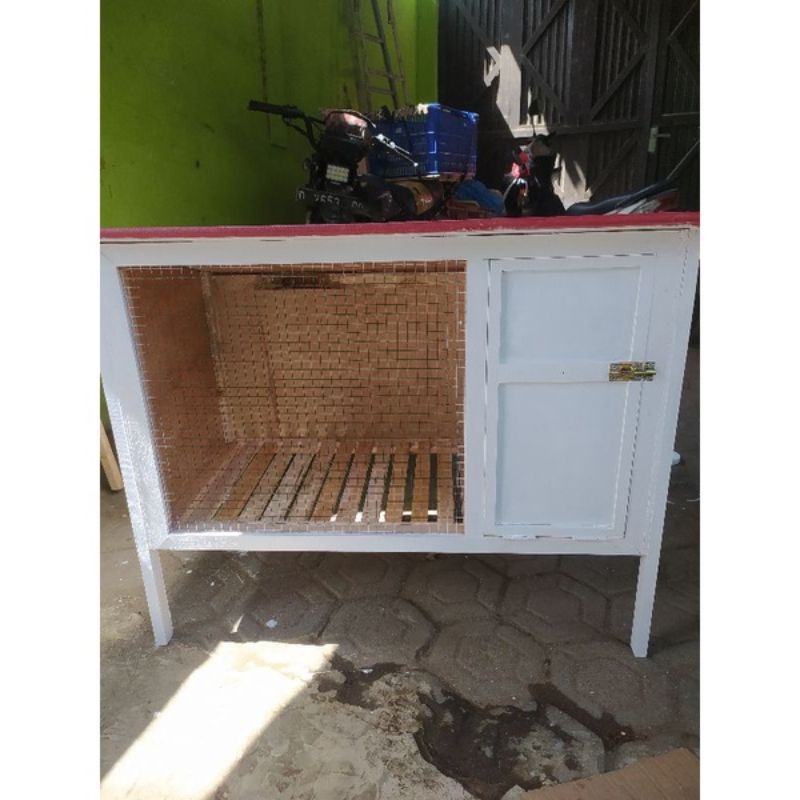 Jual Kandang Kelinci Minimalis Warna Natural Kayu Shopee Indonesia