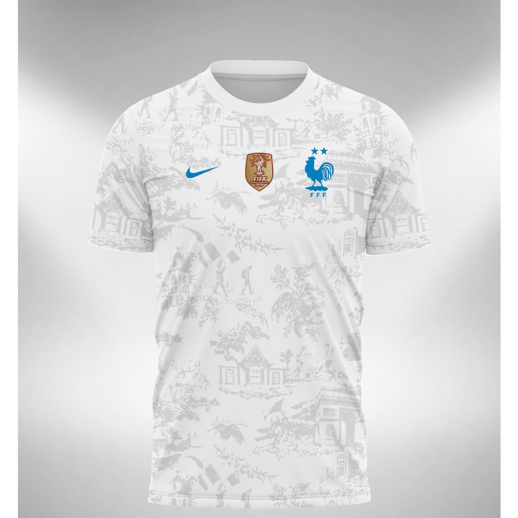 Jual Jersey Prancis Away France Full Printing Freenameset