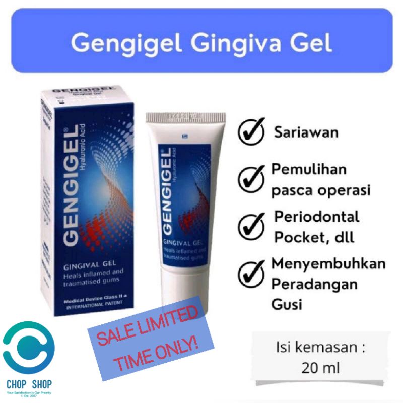 Jual ORIGINAL GENGIGEL GINGIVA GEL Gel Sariawan Obat Sariawan