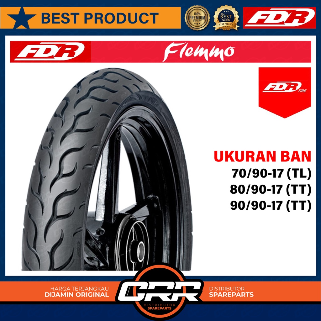 Jual Ban FDR FLEMMO Ukuran 60 100 17 70 90 17 80 90 17 90 80 17 Ring