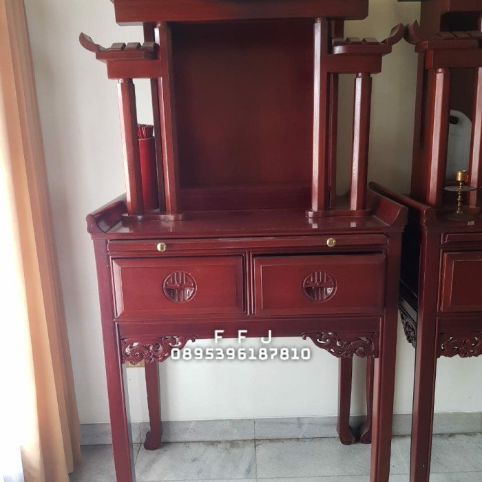 Jual Meja Altar Sembahyang Kayu Jati Shopee Indonesia