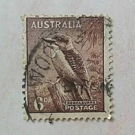 Jual AA Perangko Australia 1956 King George VI Definitives Sixth