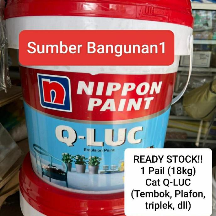 Jual Cat Tembok Qluc Pail Kg Q Luc Nippon Paint Cat Plafon Triplek