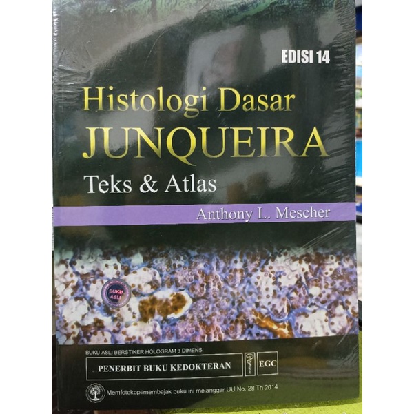 Jual ORI NEW HISTOLOGI JUNQUEIRA EDISI 14 TEKS ATLAS ANTHONY L