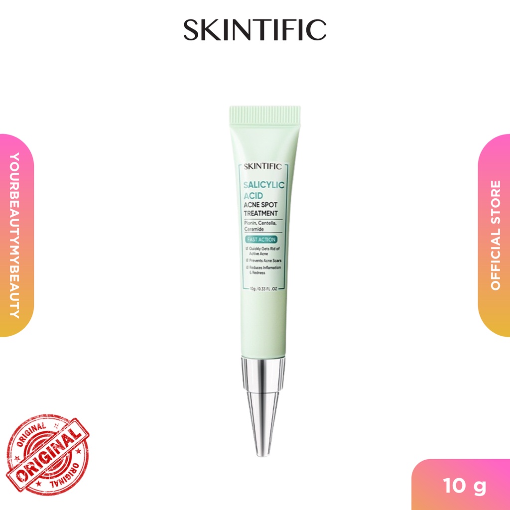 Jual SKINTIFIC Salicylic Acid Acne Spot Treatment Gel 10g 12 Hours