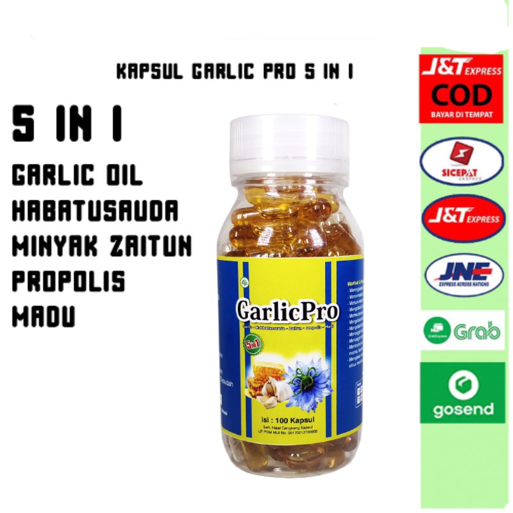 Jual Habasa Garlic 5 In 1 Minyak Habbatusauda 5 In 1 GarlicPro Plus