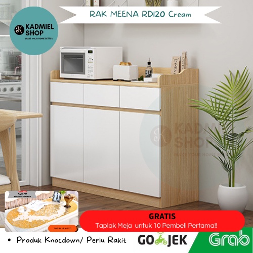 Jual Lemari Dapur Minimalis Rd Rak Dapur Kitchen Cabinet Meena Rak