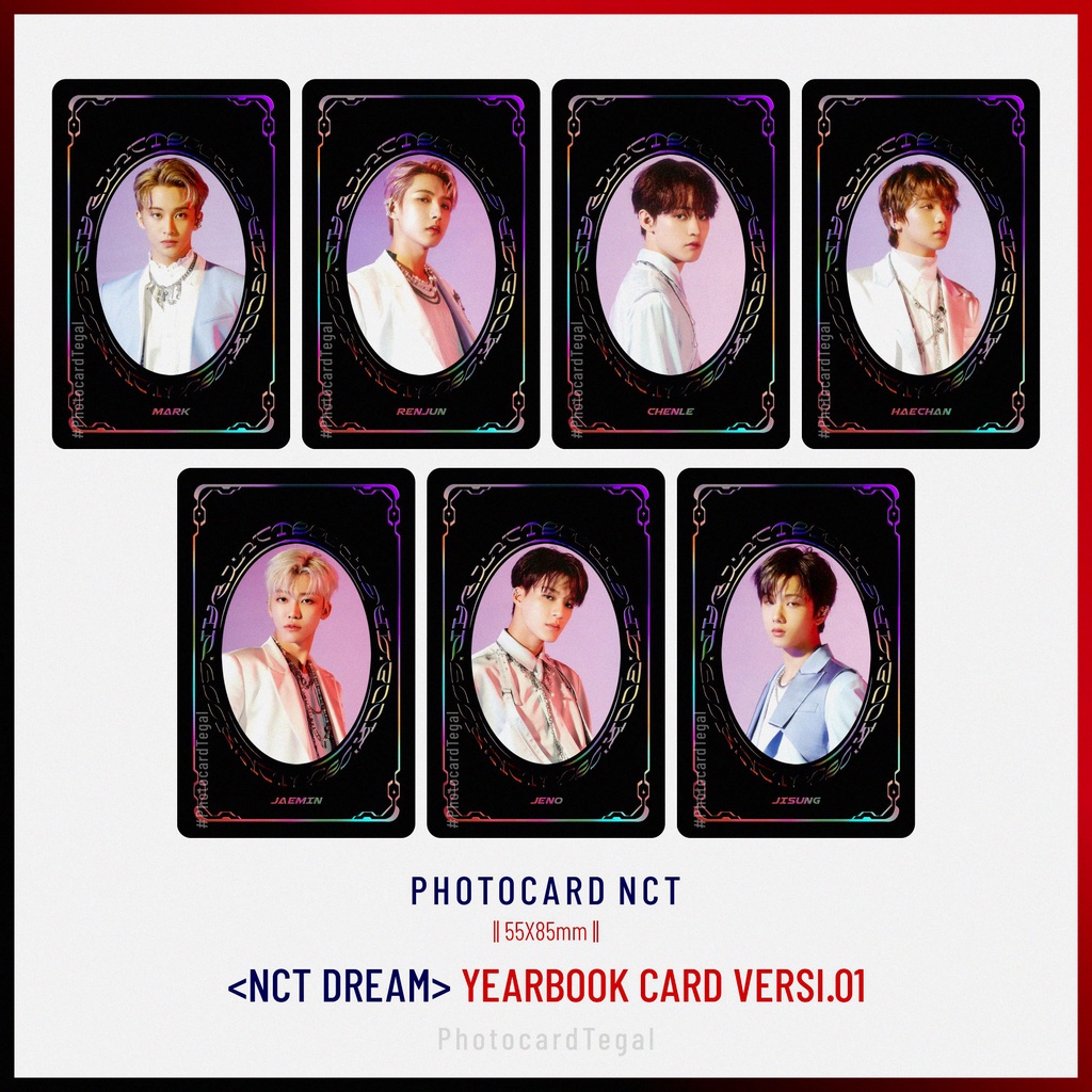 Jual Set Photocard Nct Dream Yearbookcard Mark Renjun Jeno