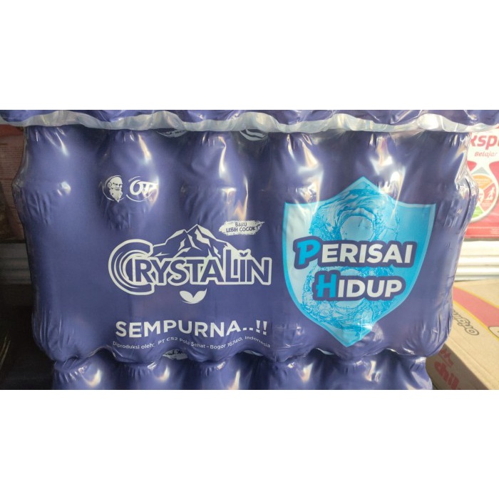 Jual CRYSTALLINE AIR MINERAL ALAMI PEGUNUNGAN PH 8 330ML X 24 BOTOL