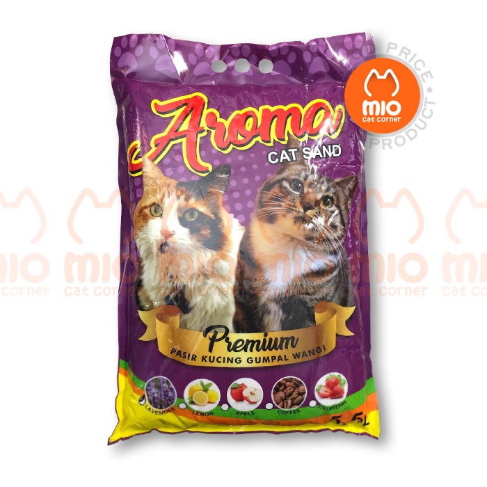 Jual Aroma Cat Litter Ltr Pasir Gumpal Wangi Kucing Bentonite