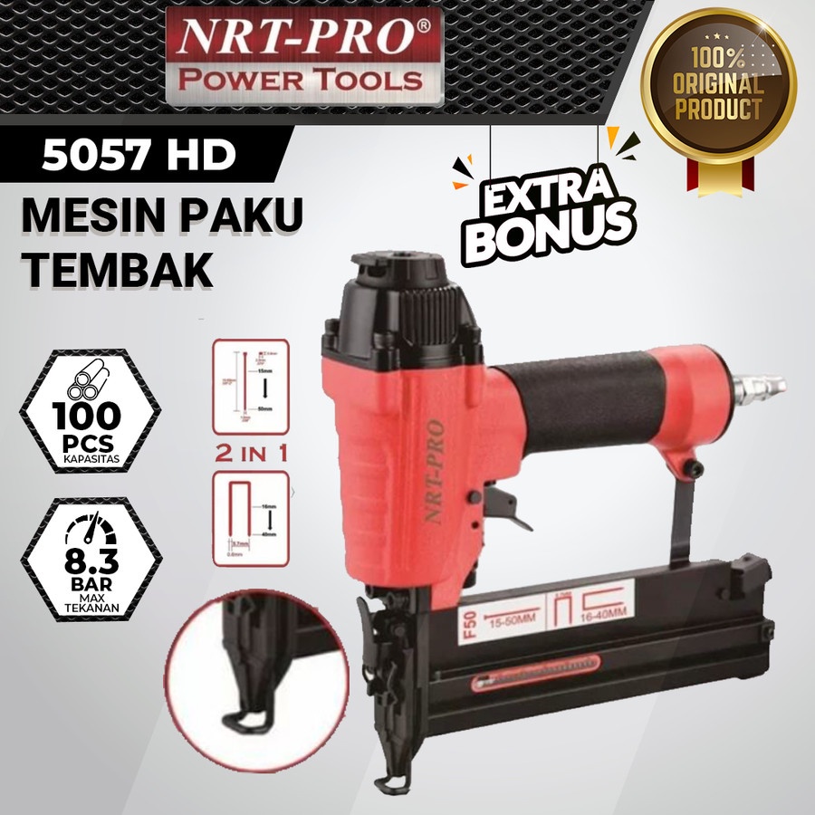 Jual Mesin Paku Tembak NRT PRO 5057HD 2in1Mesin Paku Tembak F50 NRT PRO