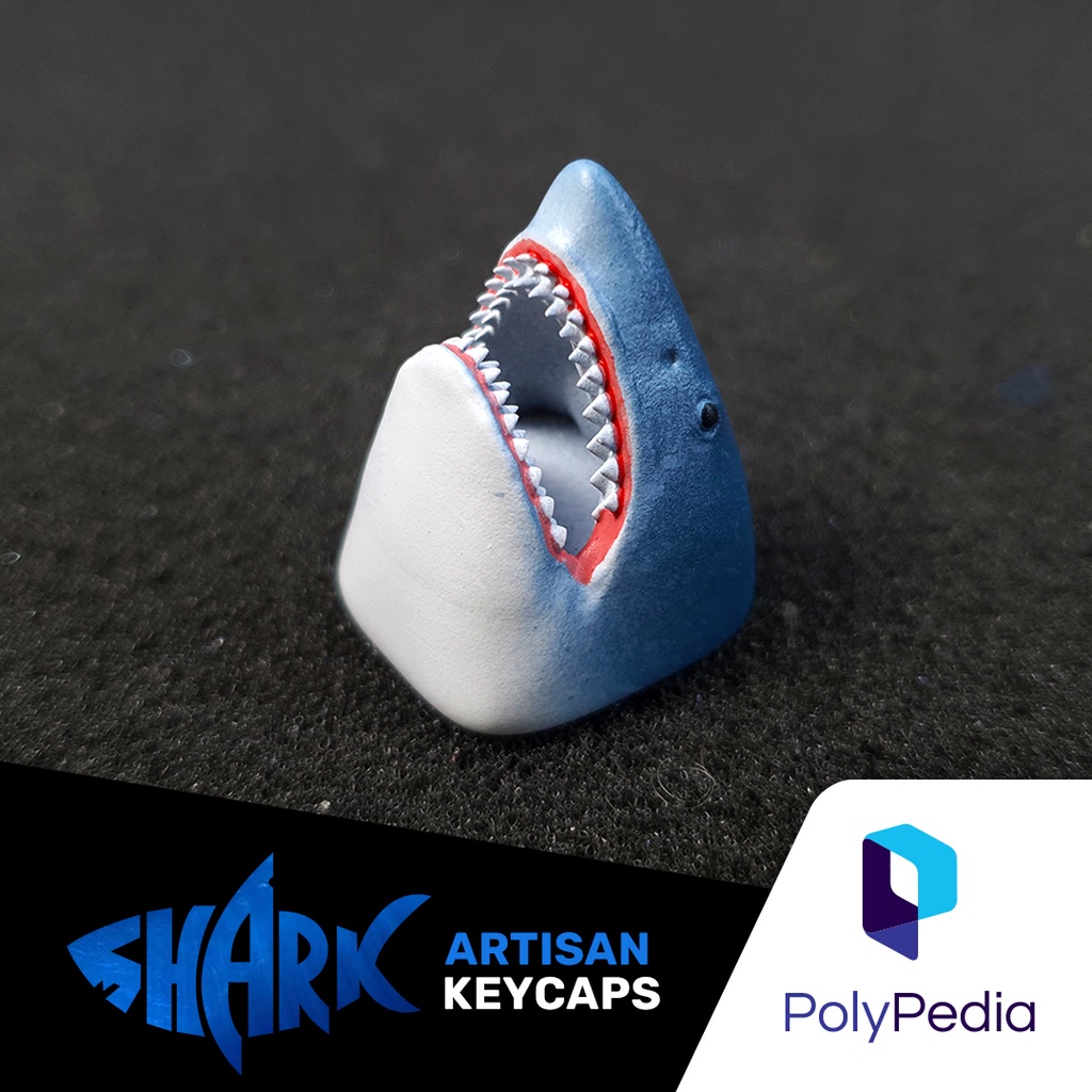 Jual Jaws Shark Artisan Keycap Keycaps Shopee Indonesia