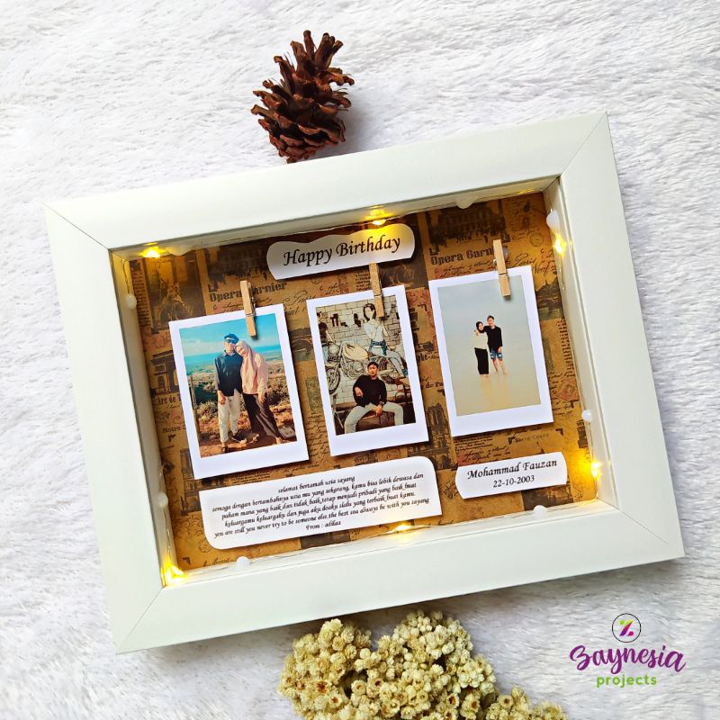 Jual Kado Frame D Pop Up Polaroid In Frame D Vintage Aesthetic Kado