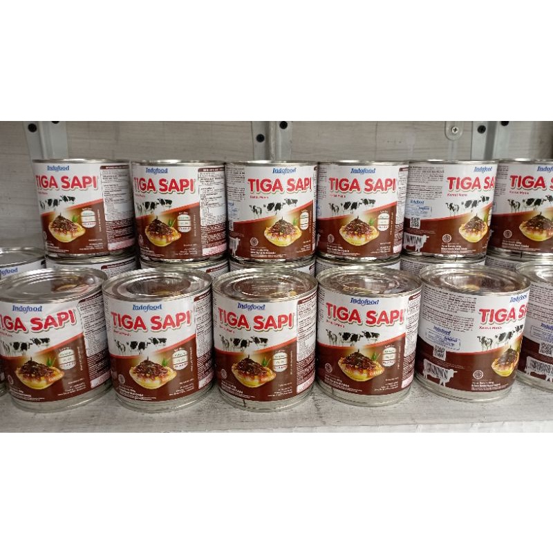 Jual Susu Kental Manis Krimer Tiga Sapi Coklat 370g Shopee Indonesia