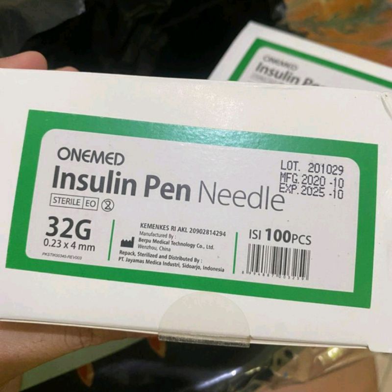 Jual Jarum Insulin Onemed Insulin Pen Needle G X Mm