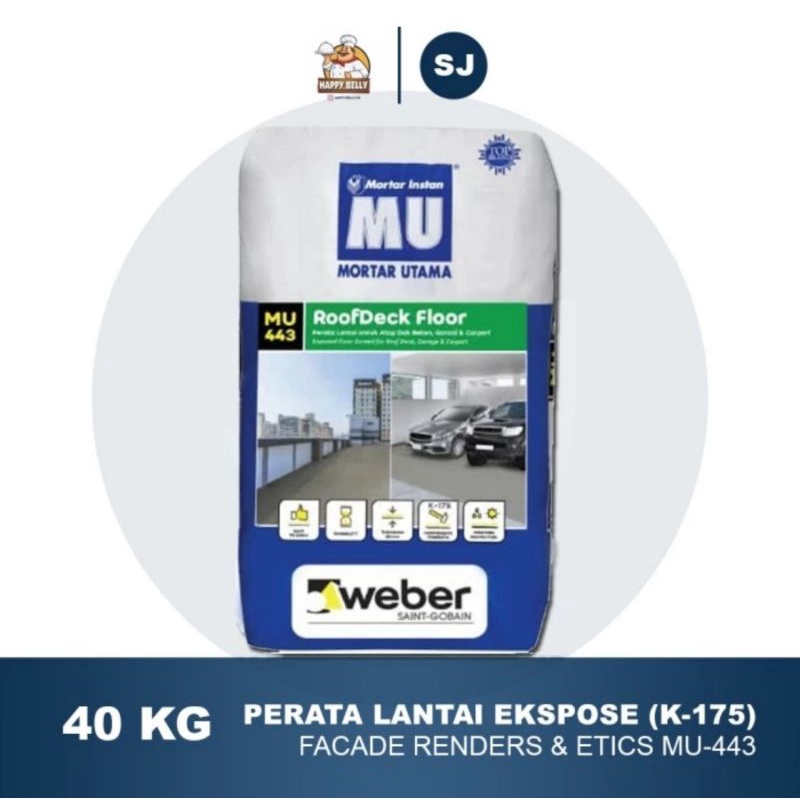 Jual Mortar Mu Semen Instant Perata Lantai Expose Kg Medan