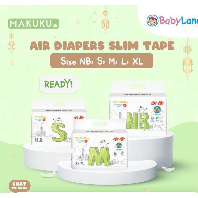 Jual Makuku Air Diapers Slim All Varian Makuku Baby Slim Diapers Makuku