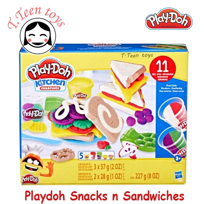 Jual Playdoh Snacks And Sandwiches Play Doh Dough Playdough Shopee