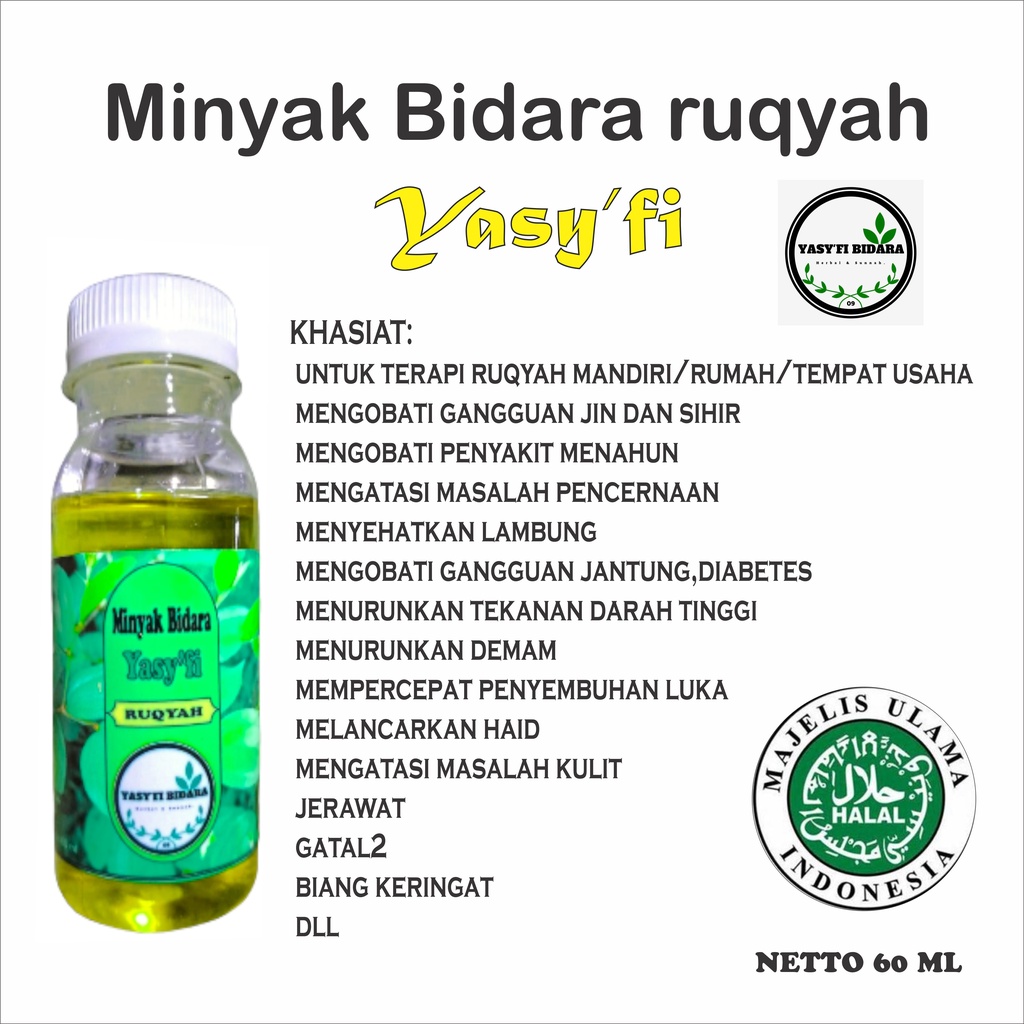 Jual Minyak Bidara Ruqyah Original 60 Ml Shopee Indonesia