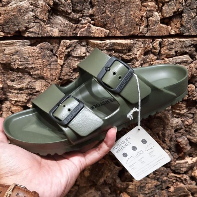 Jual Birkenstock Arizona Eva Green Army Original Shopee Indonesia