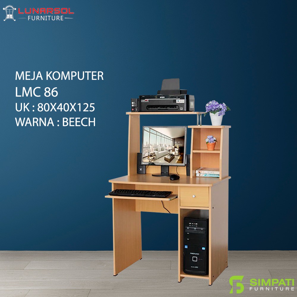 Jual Meja Komputer Meja Tulis Lunar Lmc Shopee Indonesia