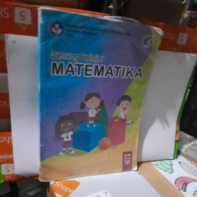 Jual Buku Senang Belajar Matematika SD MI Kelas 6 BSE Kemendikbud